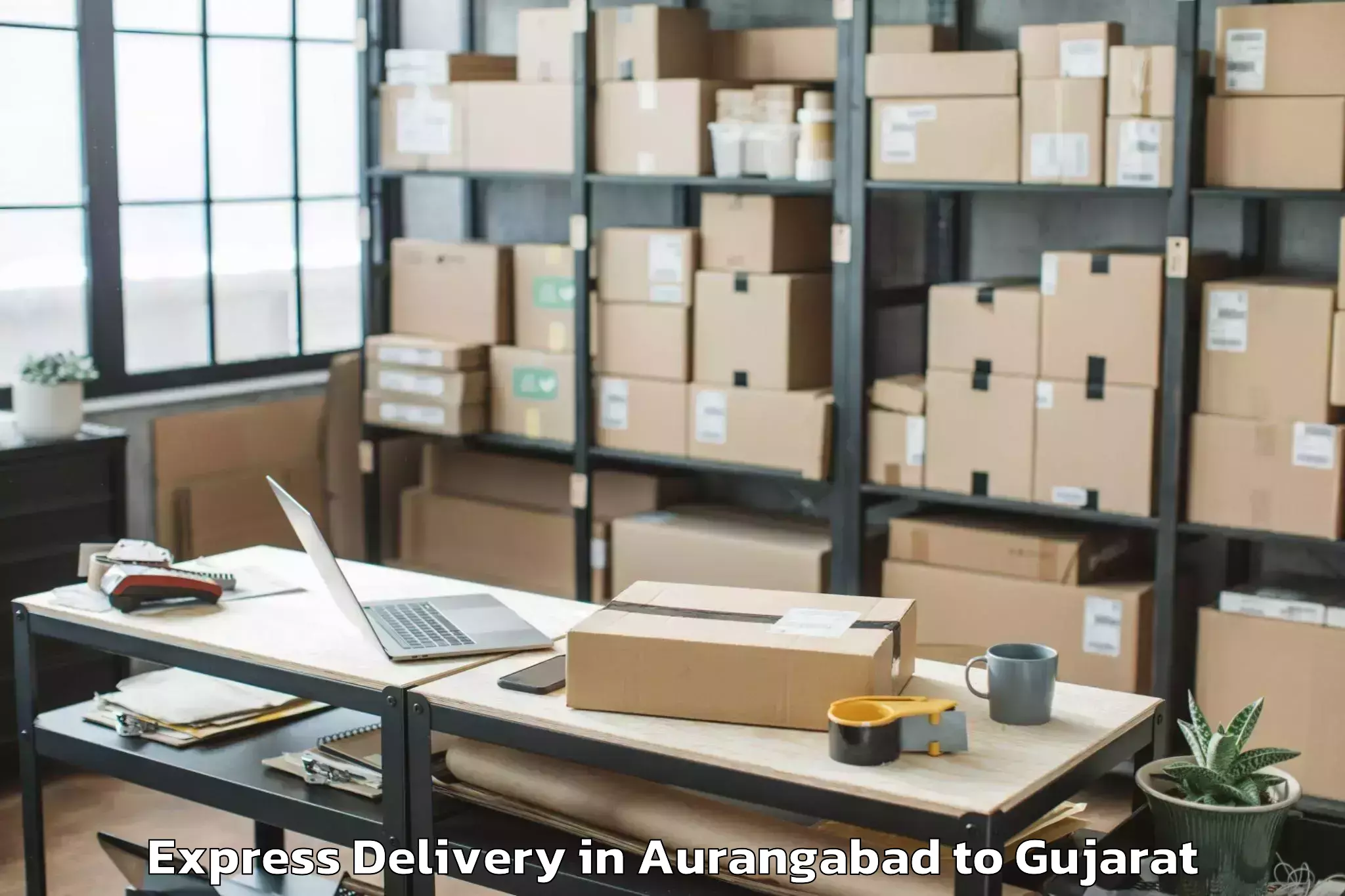 Quality Aurangabad to Garbada Express Delivery